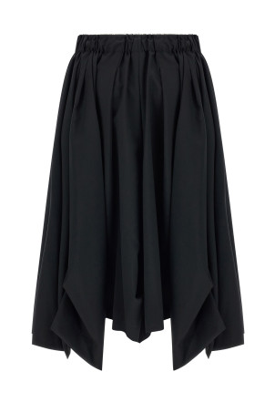 Wool bermuda shorts Black