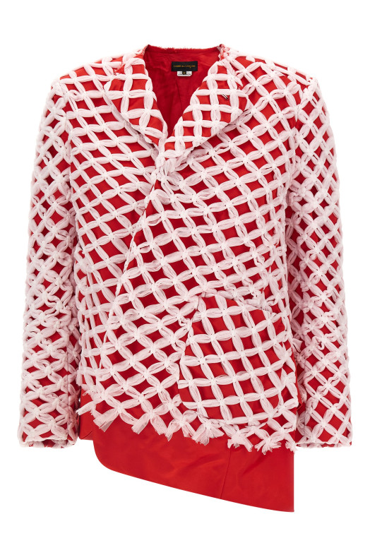 Tulle weave blazer Multicolor