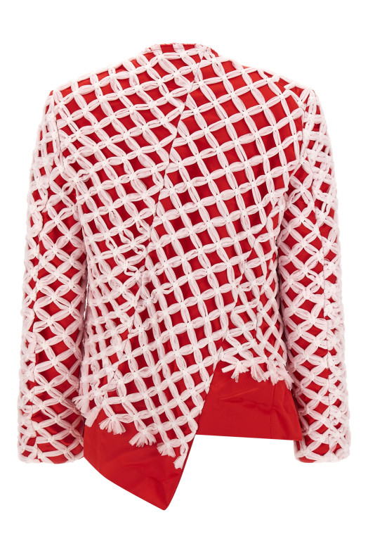 Tulle weave blazer Multicolor