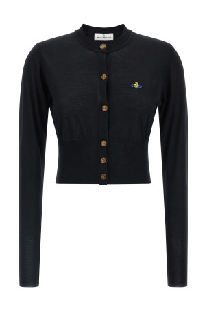 'Bea Cropped' cardigan Black