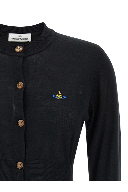 'Bea Cropped' cardigan Black