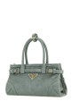 Мини-сумочка Prada Bonnie из замши морского зеленого цвета PRADA (1BA4862C4S)