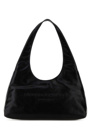 Black leather small Pike shoulder bag ALEXANDER WANG (20226K39L)