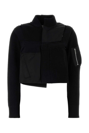 Black cotton blend jacket SACAI (2608452)