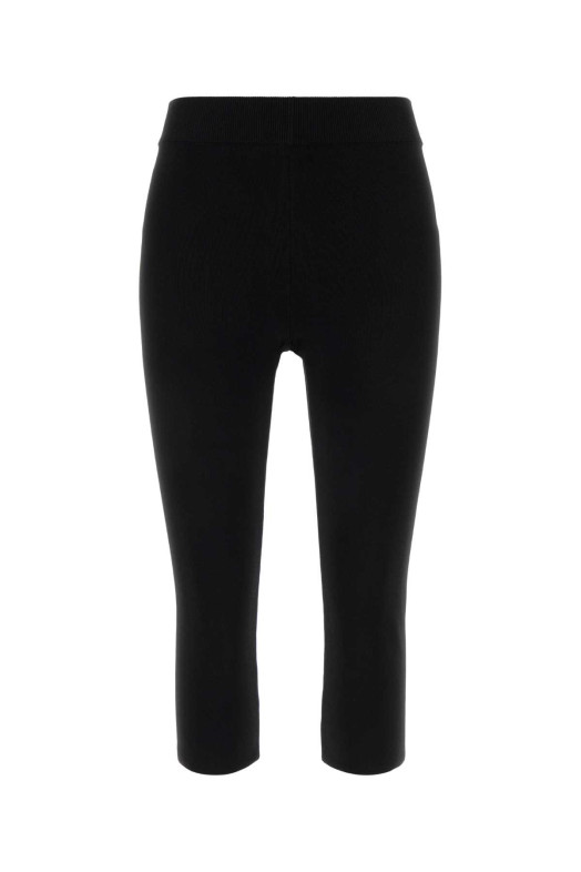 Черные трикотажные леггинсы Black MAGDA BUTRYM (371526)