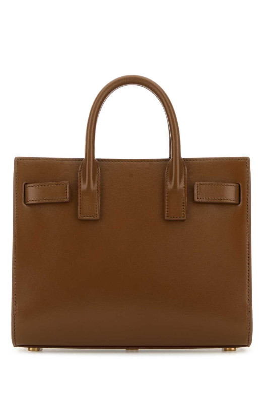 Brown leather nano Sac De Jour handbag SAINT LAURENT (39203502G9W)