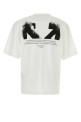 White cotton t-shirt OFF WHITE (44MAA120S26J00)