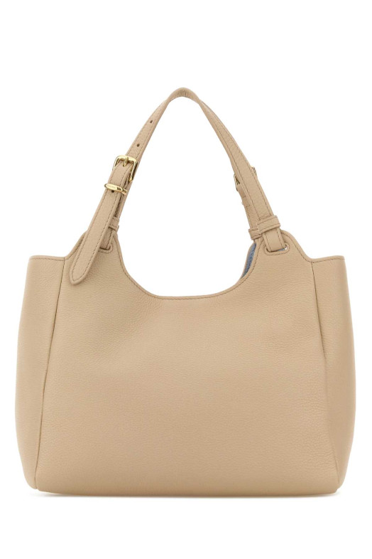 Плечевая сумка из кожи цвета песка MIU MIU (5BA3042IFL)