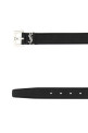 Black leather belt Black SAINT LAURENT (634440AAC8A)