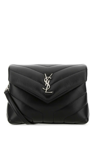 Black leather toy Loulou crossbody bag Black SAINT LAURENT (678401DV706)