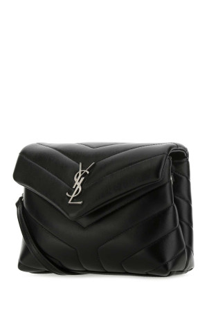 Black leather toy Loulou crossbody bag Black SAINT LAURENT (678401DV706)
