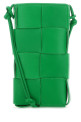 Grass green leather phone case BOTTEGA VENETA (730541VCQC4)