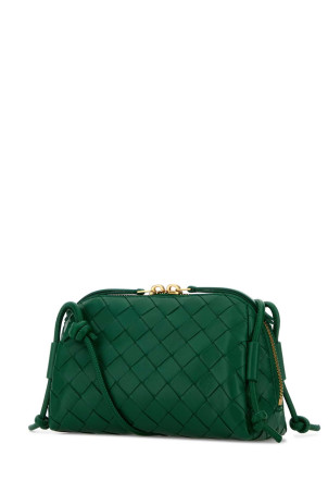 Grass green leather Concert crossbody bag BOTTEGA VENETA (794258VCPP1)