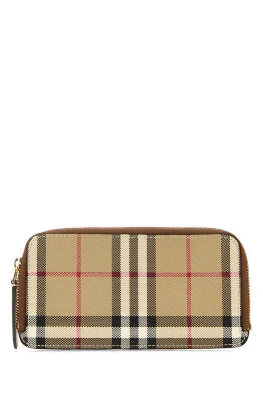 Printed canvas card holder BURBERRY (8109805)