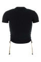 Black stretch cashmere blend t-shirt Black BURBERRY (8117068)