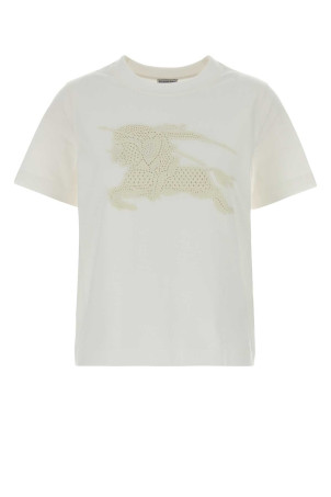 White cotton t-shirt BURBERRY (8124136)