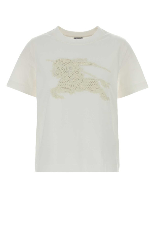 White cotton t-shirt BURBERRY (8124136)