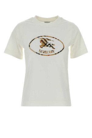 White cotton t-shirt BURBERRY (8126358)