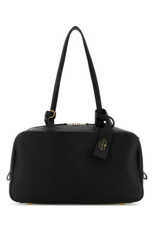 Black leather medium Carrie shoulder bag Black BALENCIAGA (8264252ABNQ)