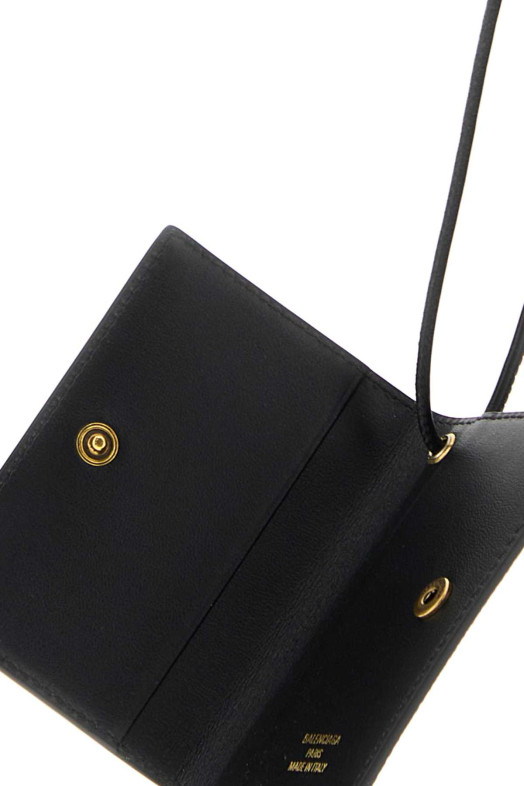 Printed leather card holder BALENCIAGA (8667332ACGS)