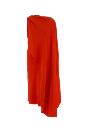 Coral crepe long dress BALENCIAGA (872272TUT55)