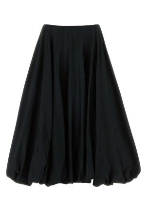 Black polyester blend skirt Black BALENCIAGA (872332TJO61)