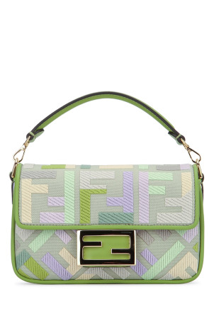 MINI BAGUETTE CANVAS RICAMO FENDI (8BS017AYDF)