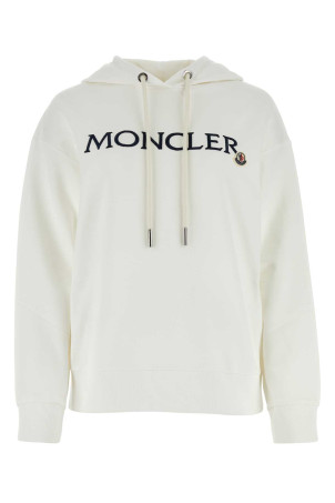 White cotton sweatshirt MONCLER (8G0001689A1K)