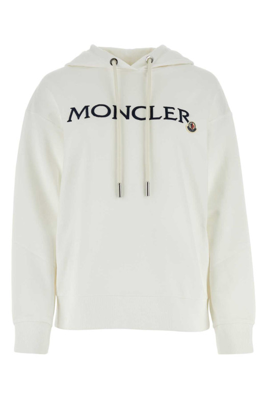 Белая хлопковая толстовка MONCLER (8G0001689A1K)