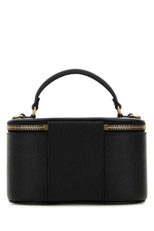 Черная кожаная сумка VLogo Signature от VALENTINO GARAVANI (8W2P0AX8SNP)