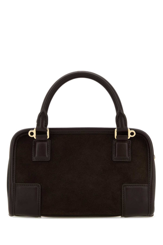 Мини-сумочка Amazona из темно-коричневой кожи LOEWE (A039AS4X03)