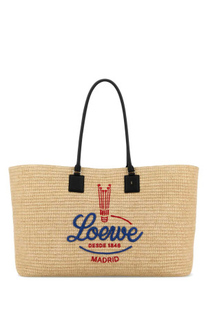 Raffia Verano XL shopping bag Multicolor LOEWE (A933DMTX02)