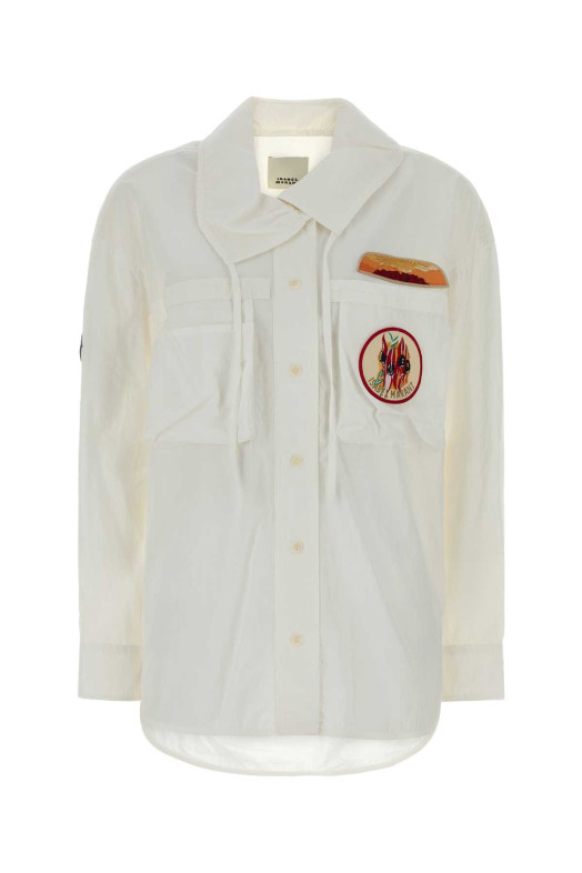 White jersey Chely shirt ISABEL MARANT (CH0314FAD2I01I)