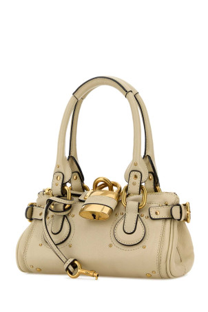Sand leather small Paddington handbag CHLOE (CH26SS805P75)