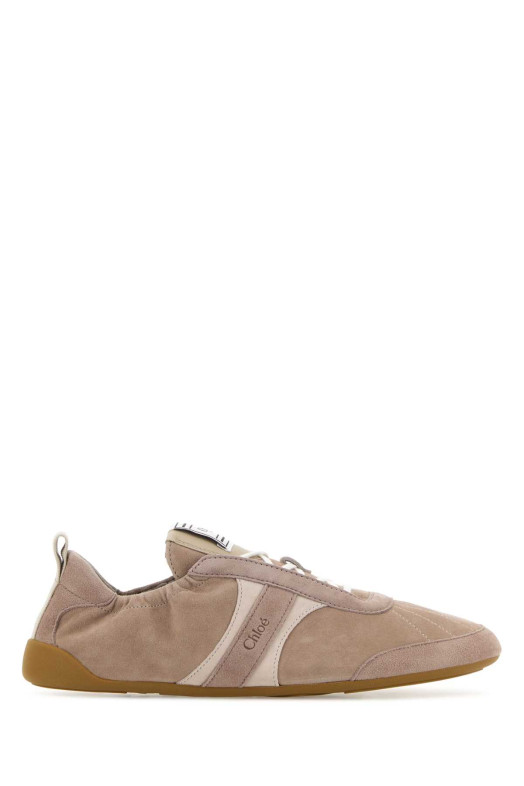Cappuccino suede ChloÃ¨ Kick sneakers CHLOE (CH26U15RWT)