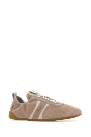 Cappuccino suede ChloÃ¨ Kick sneakers CHLOE (CH26U15RWT)
