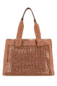 Antiqued pink raffia East-West Summer Banana shopping bag CHLOE (CH26US904P08)