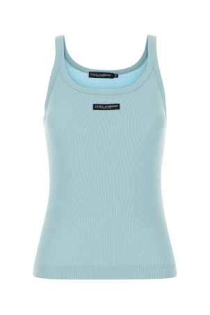 Light cotton tank top DOLCE & GABBANA (F8W45TFU7AV)