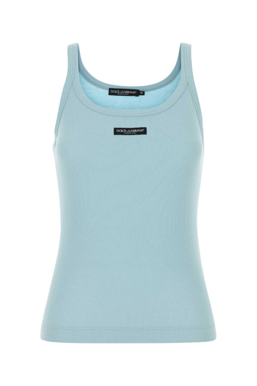 Light cotton tank top DOLCE & GABBANA (F8W45TFU7AV)