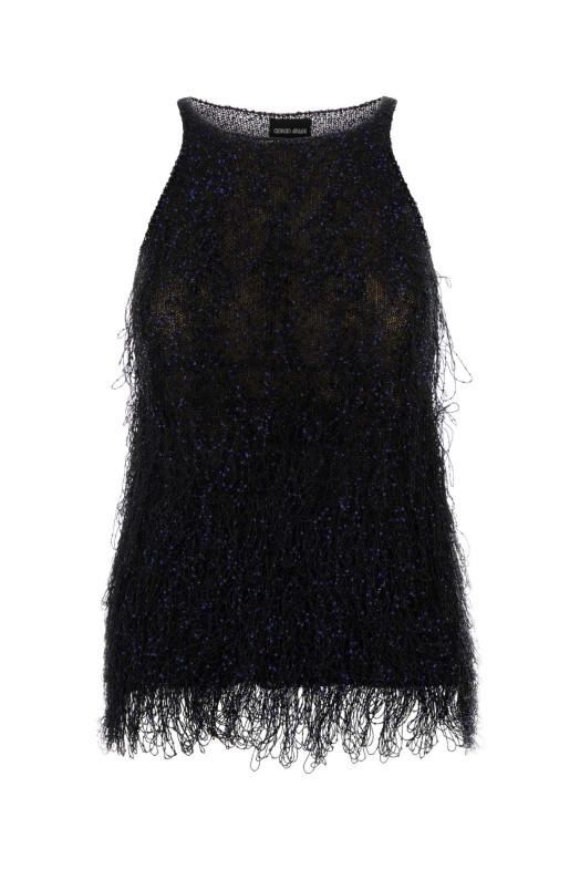 Нейлоновая кофта с декоративными элементами GIORGIO ARMANI (GW003312AF25439)