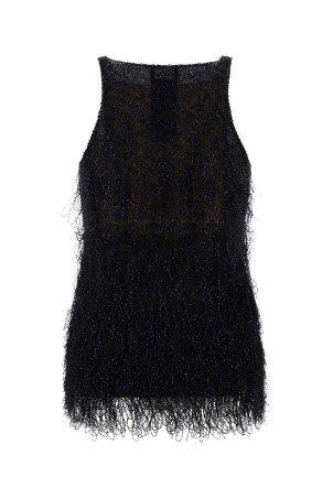 Нейлонова блузка з прикрасами GIORGIO ARMANI (GW003312AF25439)