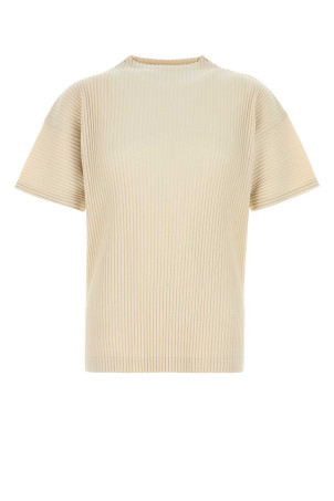 Sand polyester t-shirt HOMME PLISSE' ISSEY MIYAKE (HP66JK033)