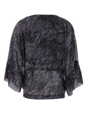 Блузка из шелка с принтом Tekia от ISABEL MARANT (HT0864FAD2J05I)