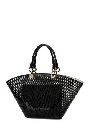 Черная кожаная сумка-кошик TOM FORD (L1938ICL129P)