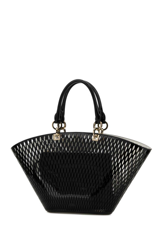 Черная кожаная сумка-кошик TOM FORD (L1938ICL129P)