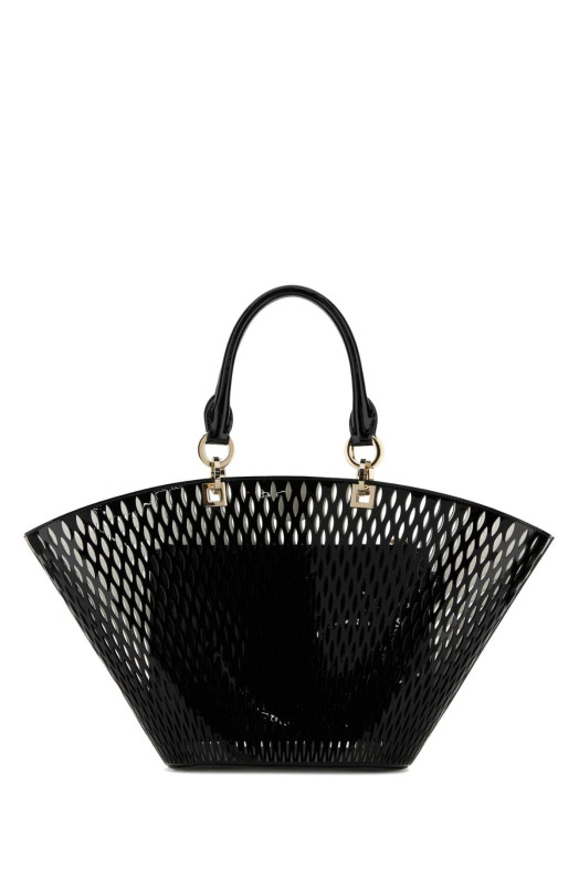 Черная кожаная сумка-кошик TOM FORD (L1938ICL129P)