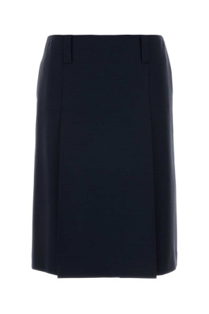 Navy blue mohair blend skirt MIU MIU (MG2675SOOO12I1)