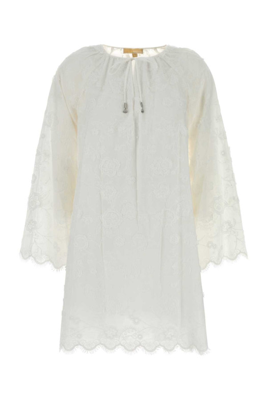 White cotton dress White MICHAEL BY MICHAEL KORS (MS680R0KPX)