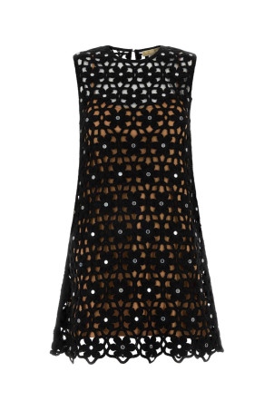 Black crochet mini dress Black MICHAEL BY MICHAEL KORS (MS683CWKNE)