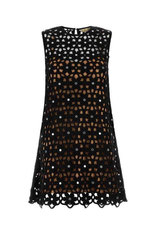 Black crochet mini dress Black MICHAEL BY MICHAEL KORS (MS683CWKNE)